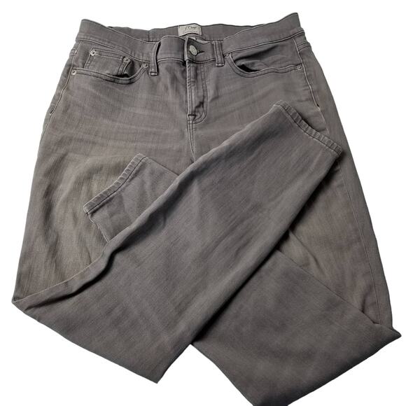 J Crew Gray Denim Toothpick Jeans Size 29 - Picture 1 of 4